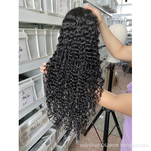 Wholesale Price Virgin Indian Straight Hair Lace Front Wigs 10a Glueless Hd Full Lace Transparent Human Hair Wig With Baby Hair